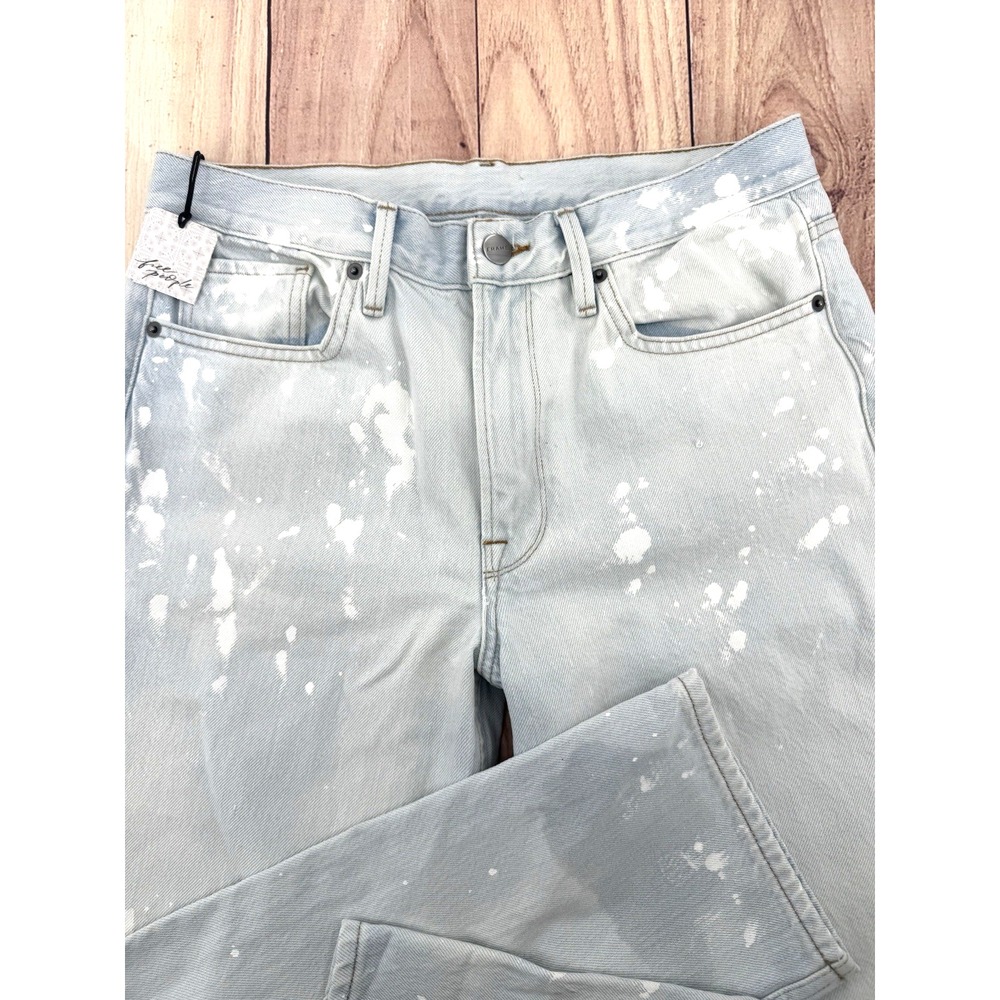 Frame Le Piper Jeans Caribbean Spray Straight Leg Women 34 NWT from Free People‎ - Picture 12 of 12